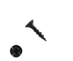 Spaanplaatschroeven 3,5x16 mm zwart PK PZ 200 stuks