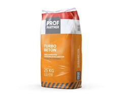 Snelhardende betonmortel turbobeton 25 kg - zonder voormengen