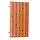 Hardhouten tuindeur 100x180 cm geschaafd met stalen frame