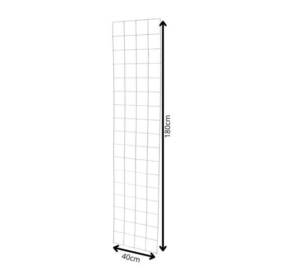 Gaaspaneel 40x180cm - Maas 10x10cm - Verzinkt