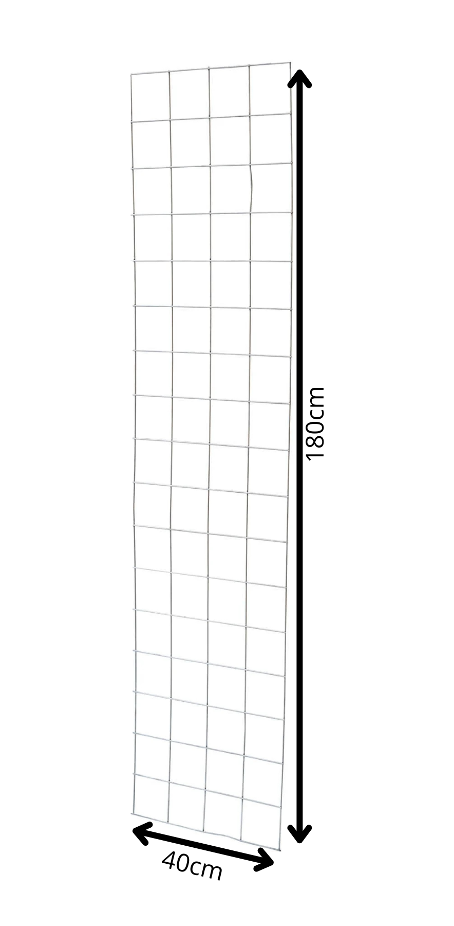 Gaaspaneel 40x180cm - Maas 10x10cm - Verzinkt