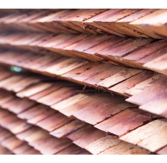 Hardhouten Paal 8X8x300cm Bezaagd