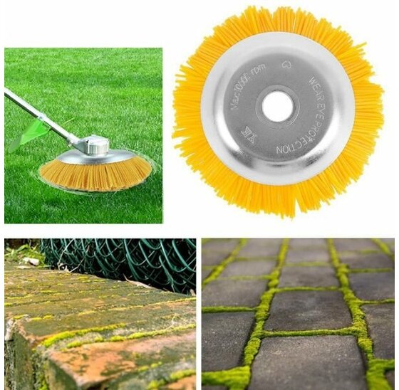 Kibani nylon onkruidborstel 20cm