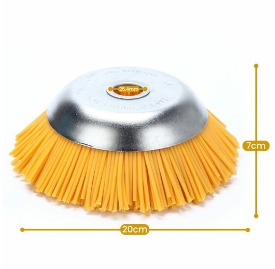 Kibani nylon onkruidborstel 20cm