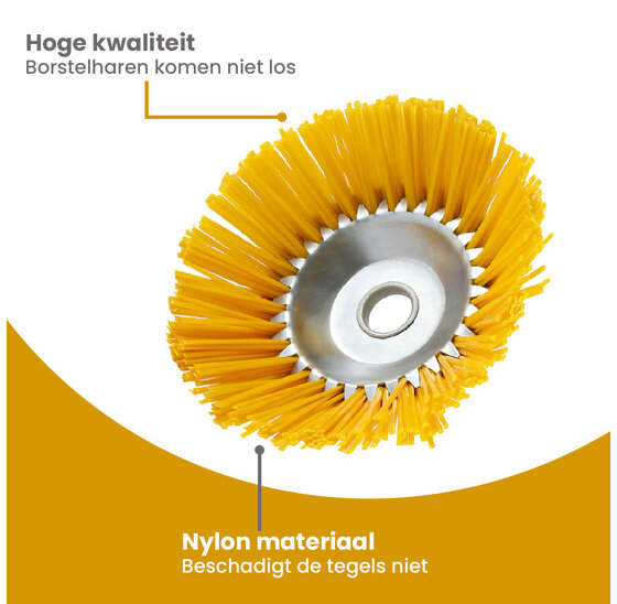 Kibani nylon onkruidborstel 20cm