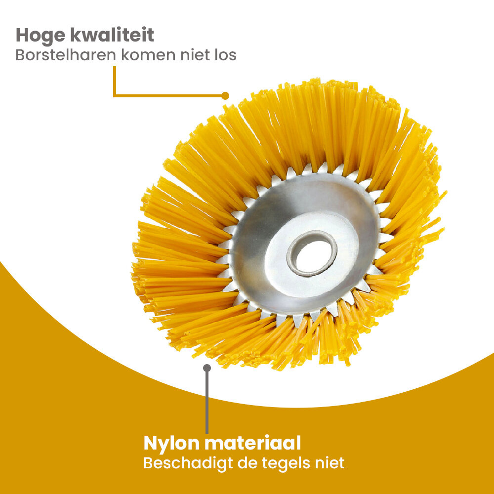 Kibani nylon onkruidborstel 20cm