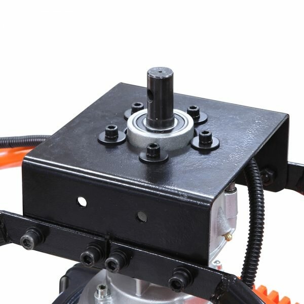 Benzine grondboor 52cc 2.3pk met 60mm en 80mm boor + verlengstuk