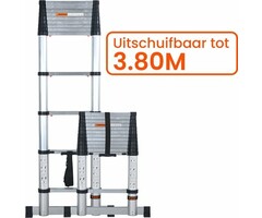 Telescoopladder 3,80m