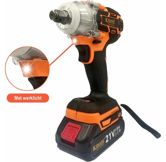 Kibani Accu Slagmoersleutel 18V