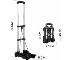 Kibani opvouwbare steekwagen CargoMate