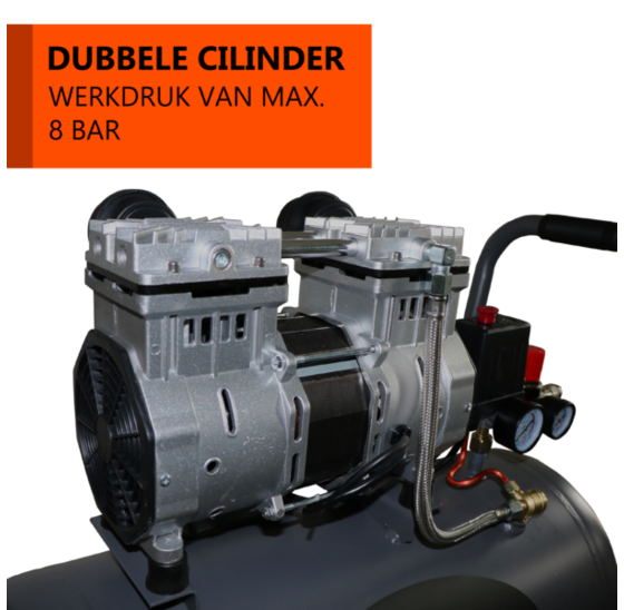 Kibani STILLE compressor 50 liter - SET