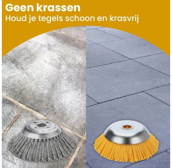 Kibani Nylon Onkruidborstel 20cm voor Bosmaaier