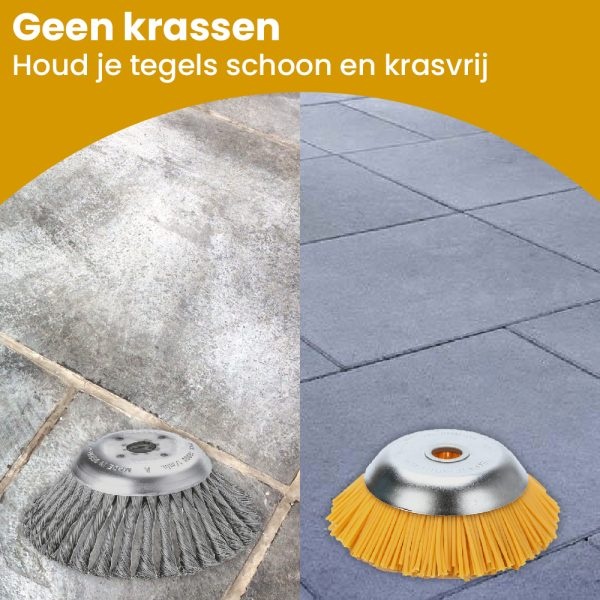 Kibani Nylon Onkruidborstel 20cm voor Bosmaaier