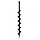 Grondboor 80 mm diameter, 800 mm lang met 20 mm aansluiting