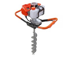 52cc benzine grondboor 2-takt 2,3pk met Ø20mm aansluiting