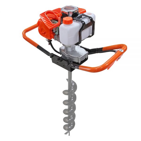 52cc benzine grondboor 2-takt 2,3pk met Ø20mm aansluiting