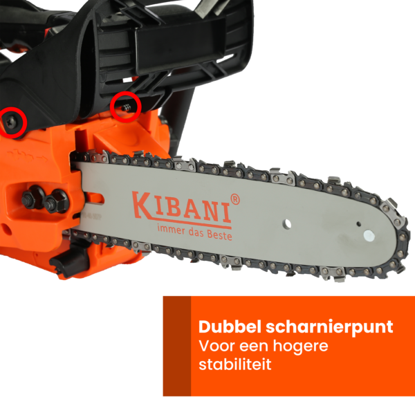 Kibani kettingzaag 25 cm - 25,4 cc benzine tophandle
