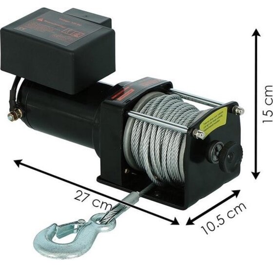 Kibani elektrische lier 12 volt 1361 kg