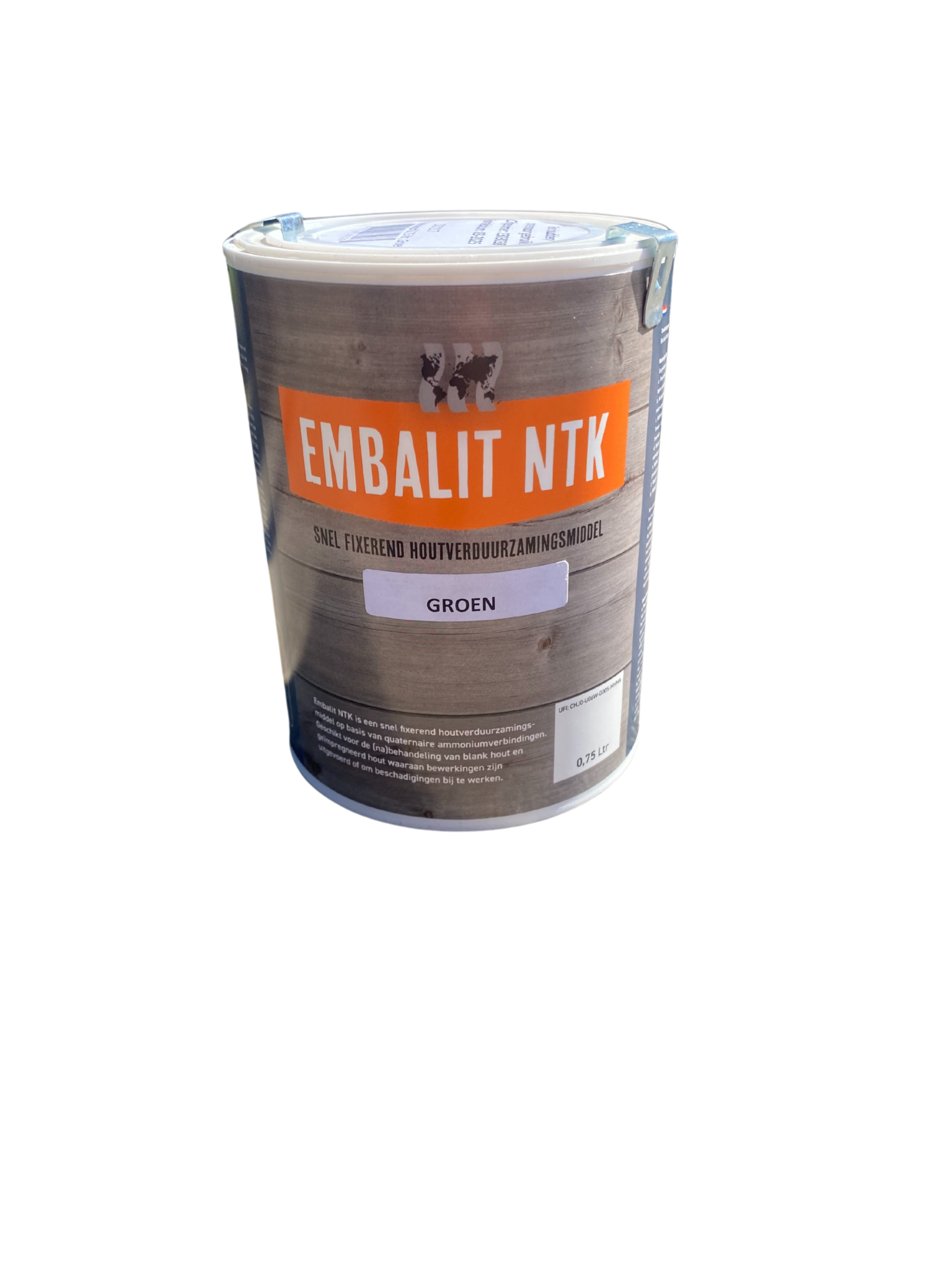 Embalit NTK houtverduurzamingsmiddel groen 0,75L (7,5m²)