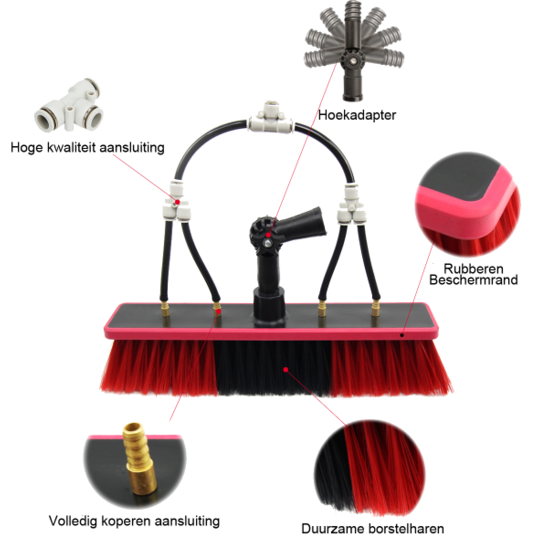 Kibani telescoop borstel 6m