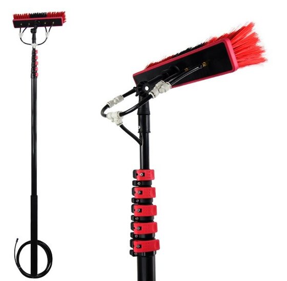 Kibani Telescoop Borstel 3.60m met Watertoevoer