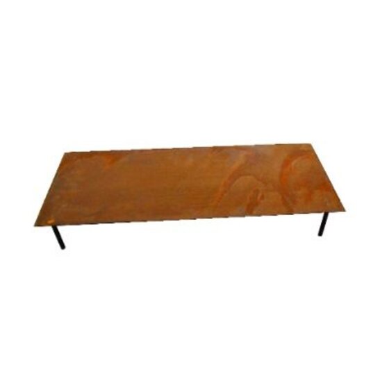 Cortenstaal stapsteen 300x800mm, 2mm dik voor tuinpad