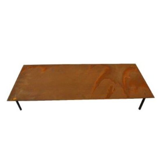 Cortenstaal stapsteen 300x800mm, 2mm dik voor tuinpad