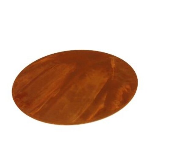 Cortenstaal stapsteen rond 500mm diameter, 2mm dik