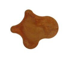 Cortenstaal stapsteen 500x600 mm, 2 mm dik, roestbruine tuinpad