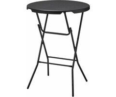 Heebra Statafel zwart 80 cm per 2 in doos