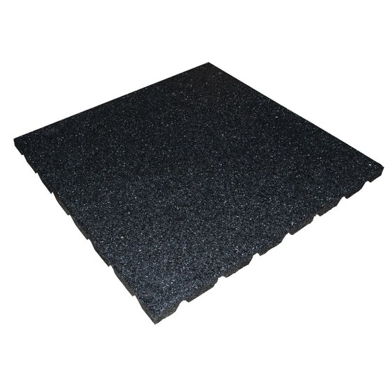 Heebra Tegel rubber zwart 500x500x25 mm