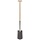 Spade met hals blank geslepen