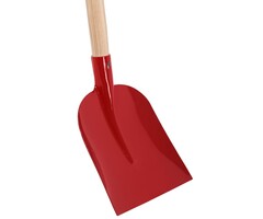 Heebra Betonschop gehard rood 110cm dubbel gebogen