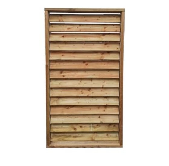 Shutter systeem Elegance RVS – kantelbaar shuttersysteem voor 42 planken, volledig afsluitbaar en handmatig inkortbaar