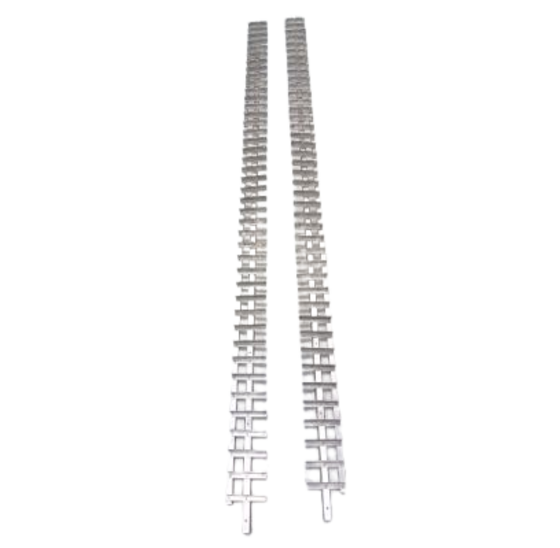 Shutter systeem Elegance RVS – kantelbaar shuttersysteem voor 42 planken, volledig afsluitbaar en handmatig inkortbaar