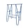 Klapschraag blauw 85 CM