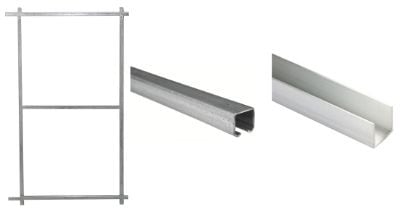 Heebra Complete Set Schuifpoorten 180kg 1365x1900mm Wandmontage