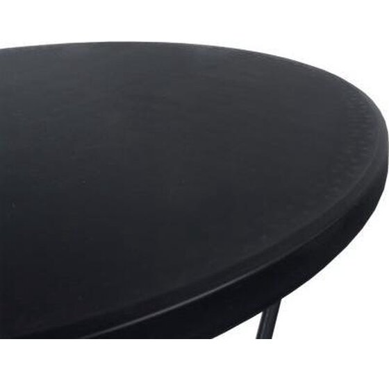 1 x Statafel Zwart + 1 x rok Zwart