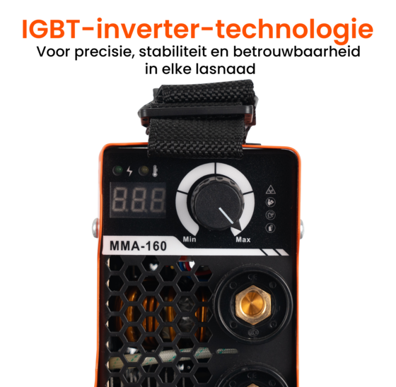 Inverter lasapparaat 160A MMA met digitaal display - Kibani MMA160