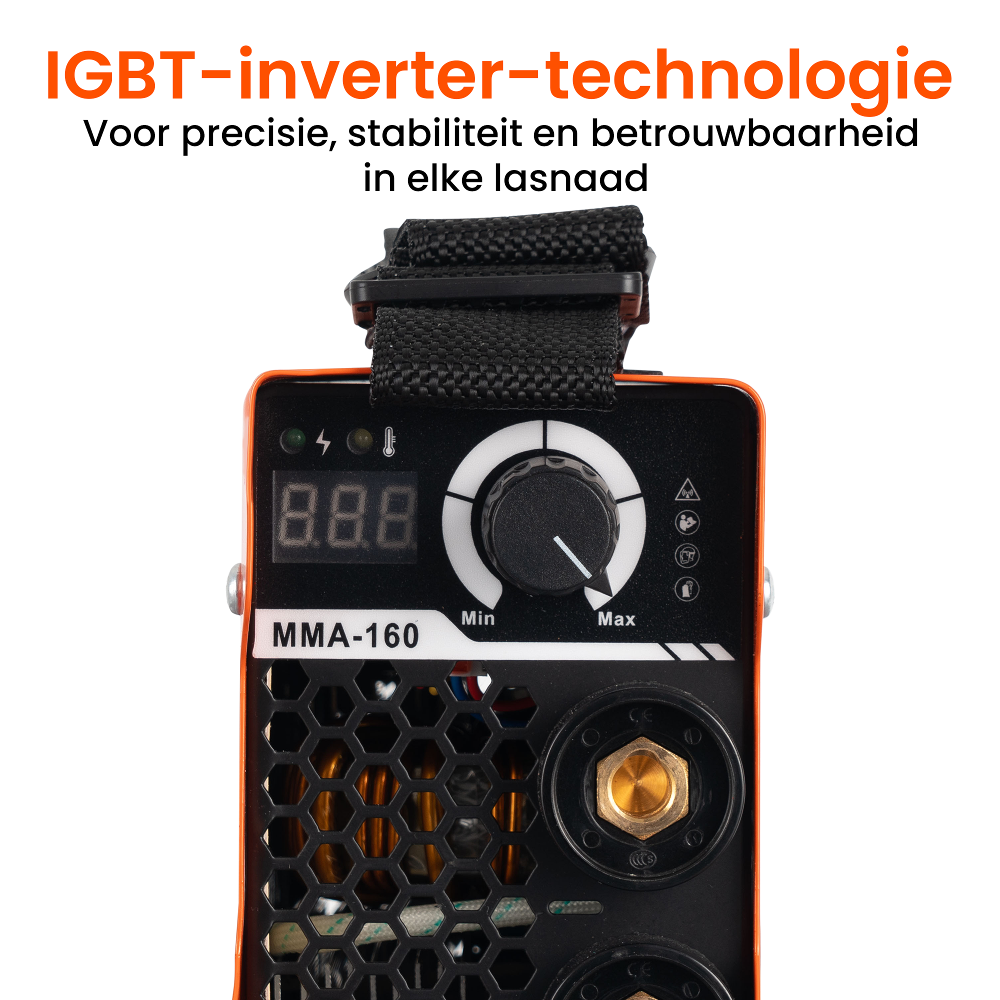 Inverter lasapparaat 160A MMA met digitaal display - Kibani MMA160