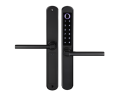 Slim deurslot (aluminium) - Zwart