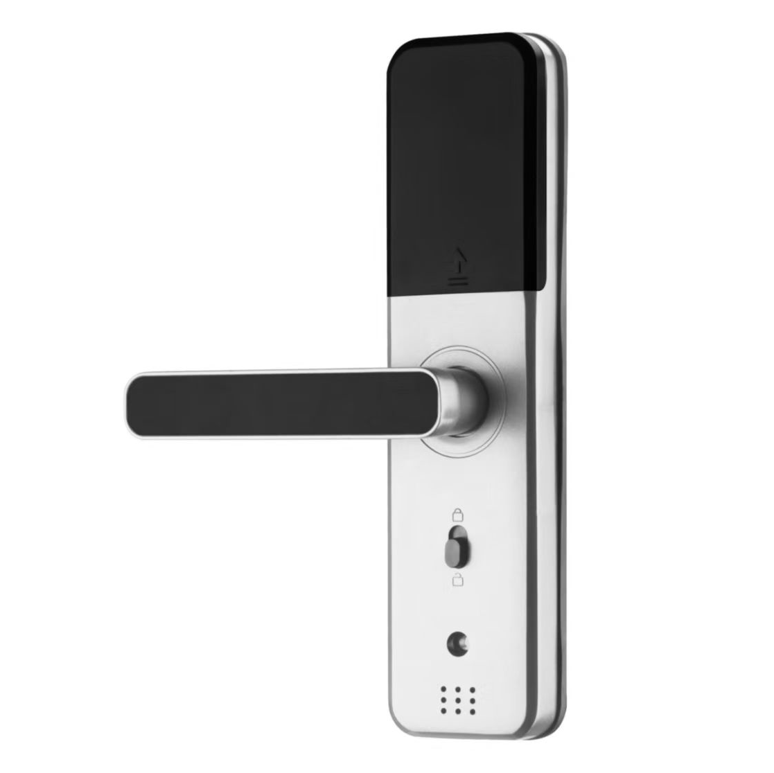 Smart deurslot met app, vingerafdruk, pincode en kaart - zilver