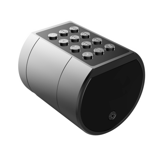 Verstelbaar smart cilinderslot met vingerafdruk en app (35-66mm)