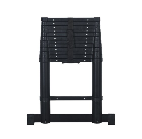 Kibani Telescoopladder 3,80 meter Zwart