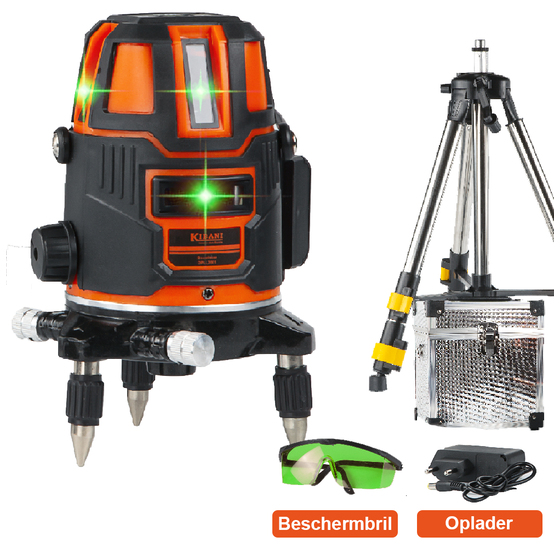 Kibani Bouwlaser met statief