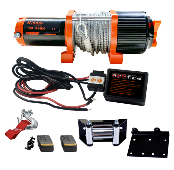 Kibani elektrische lier 12 volt 1814kg incl. extra afstandsbediening