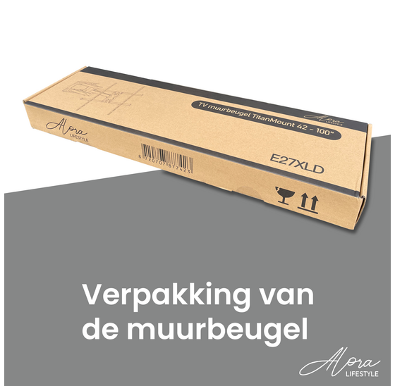 Alora TV muurbeugel TitanMount 42 - 100"