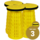 Alora Opvouwbare kruk extra strong vol geel per 3