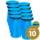 Alora Opvouwbare kruk extra strong vol blauw per 10