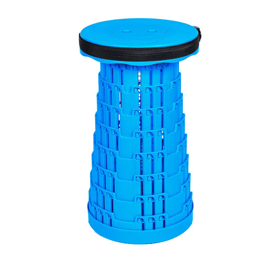 Alora Opvouwbare kruk extra strong vol blauw per 4